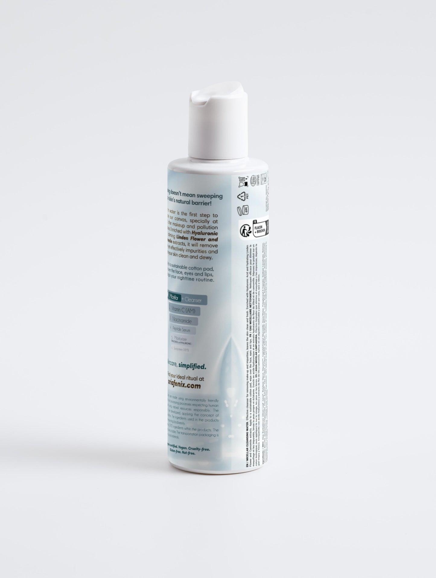 the micellar water (infused with hyaluronic acid)