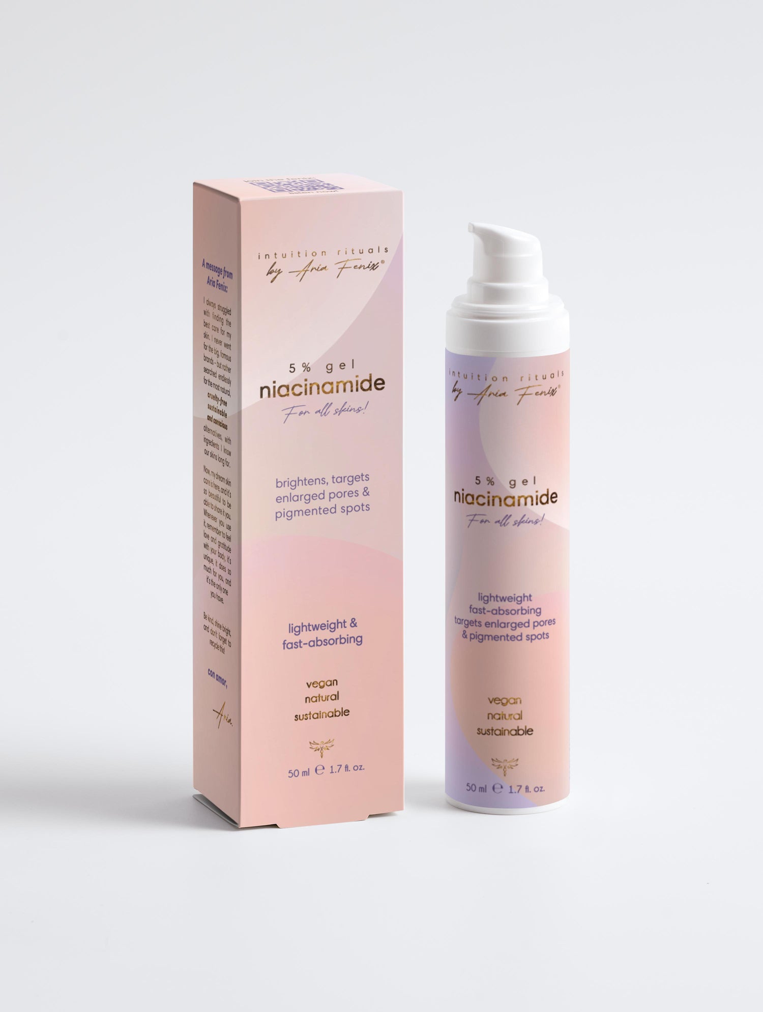 the niacinamide (targets pores & spots)