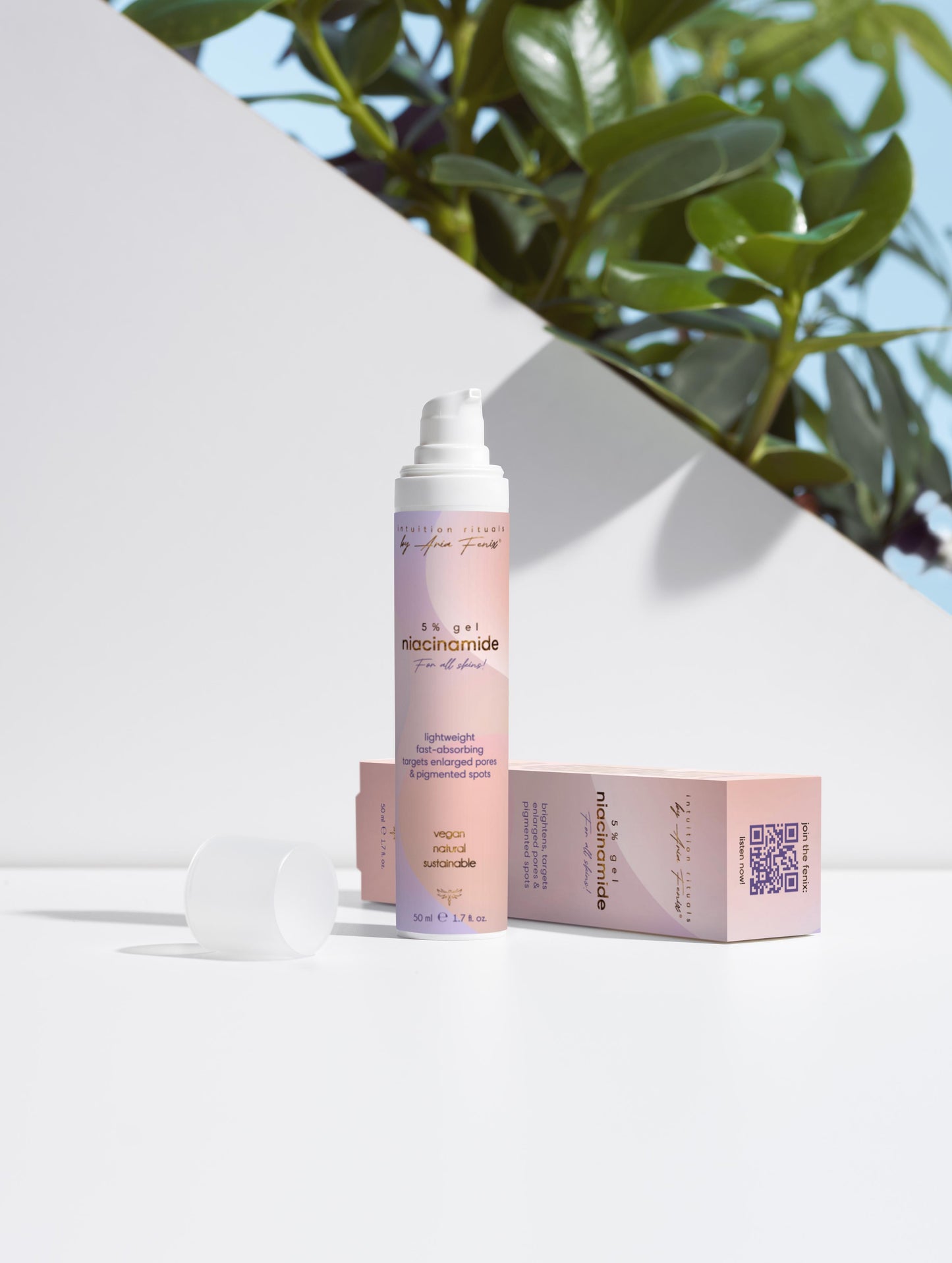the niacinamide (targets pores & spots)